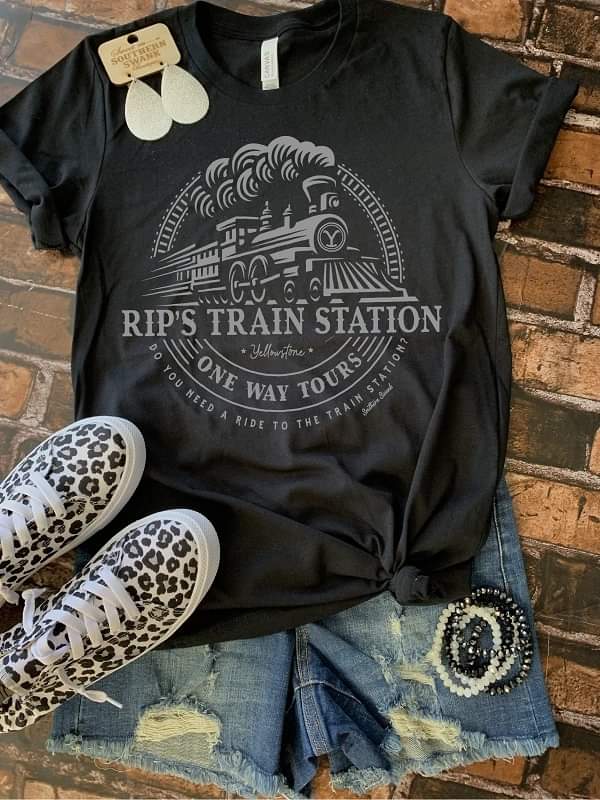 Rips Train Station Tours Tee