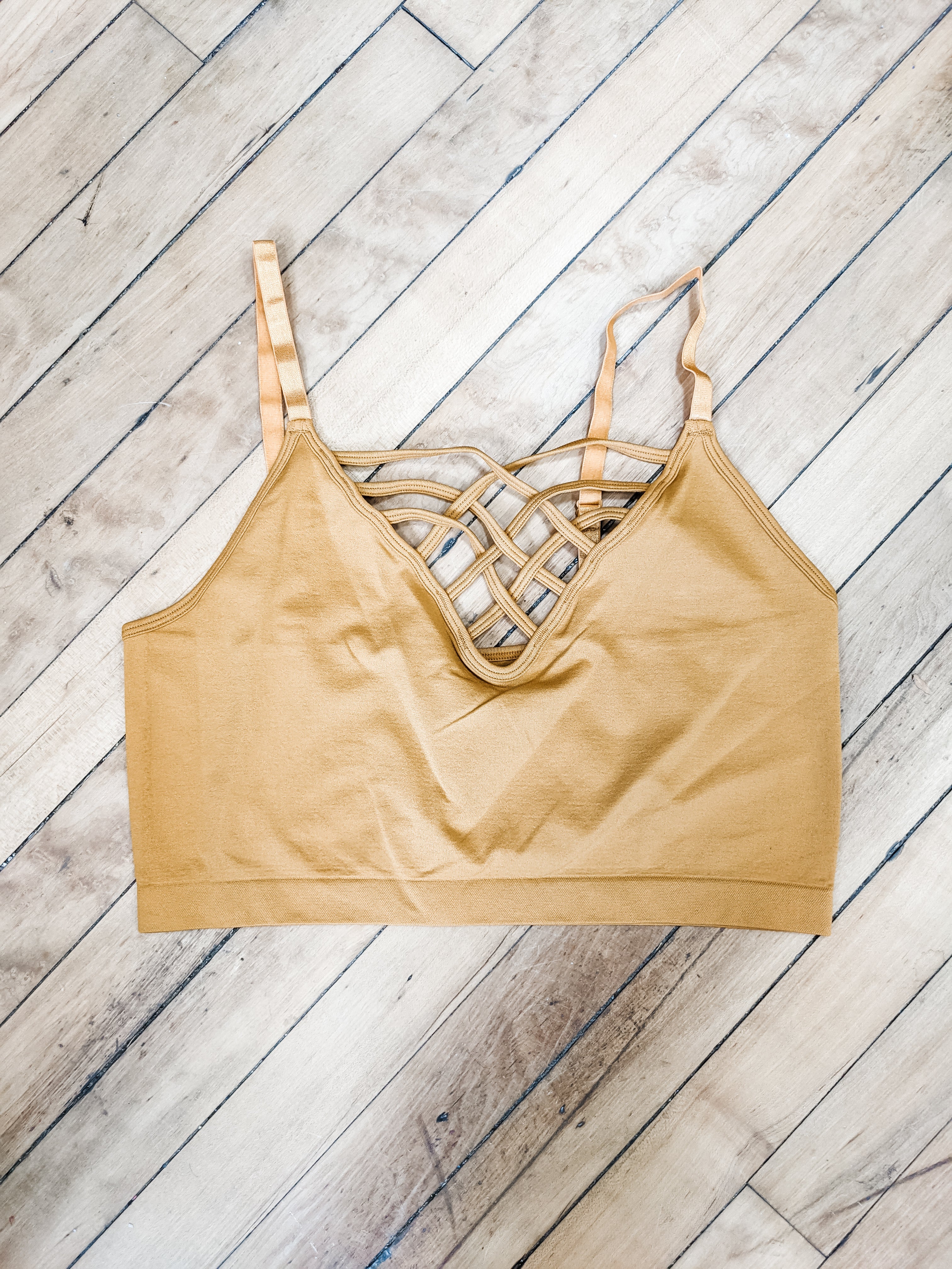 Mustard Plunge Bralette