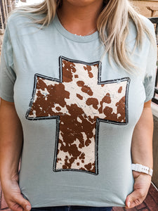 Cow Cross Tee