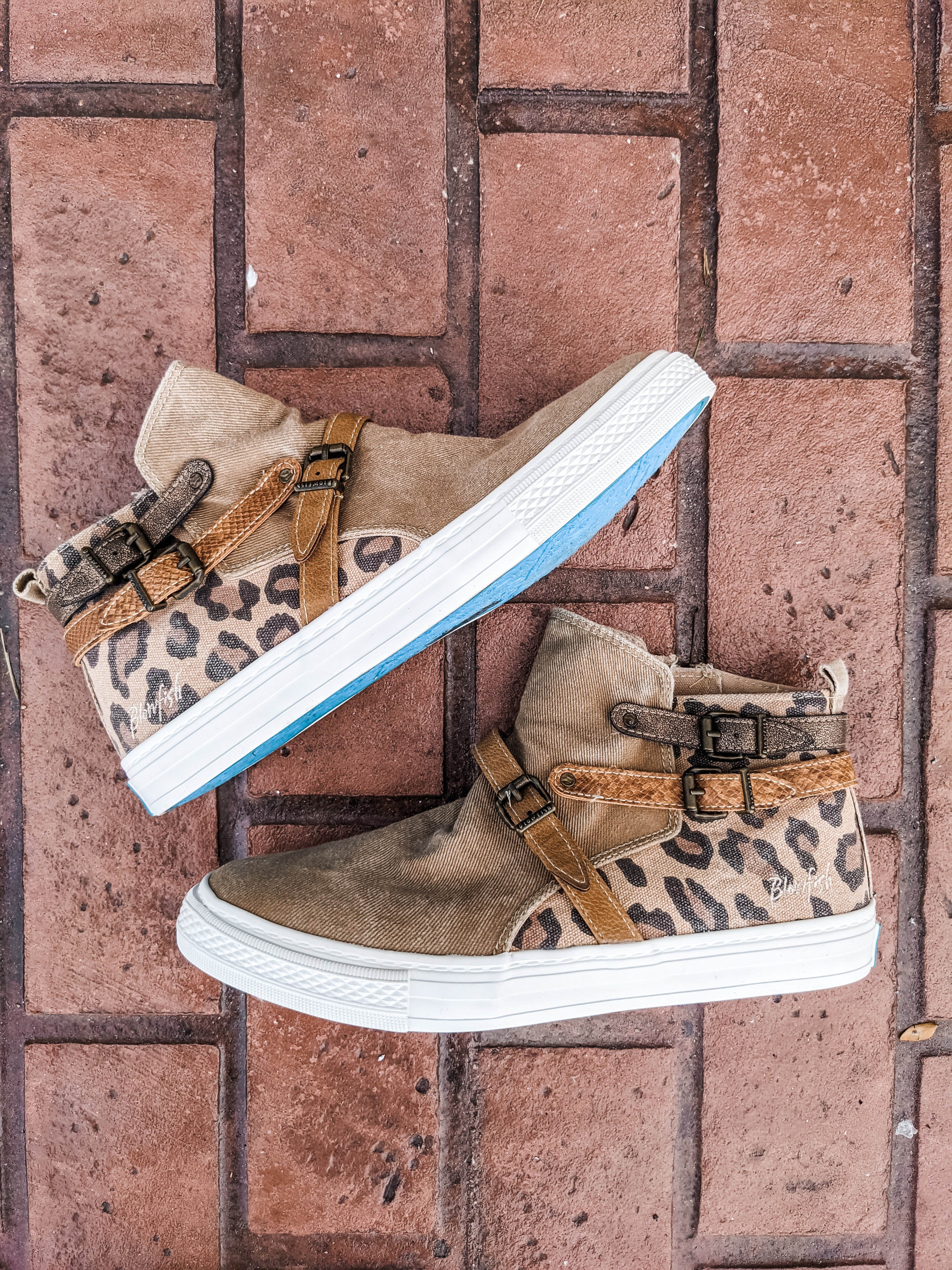 Taupe / Leopard High Top