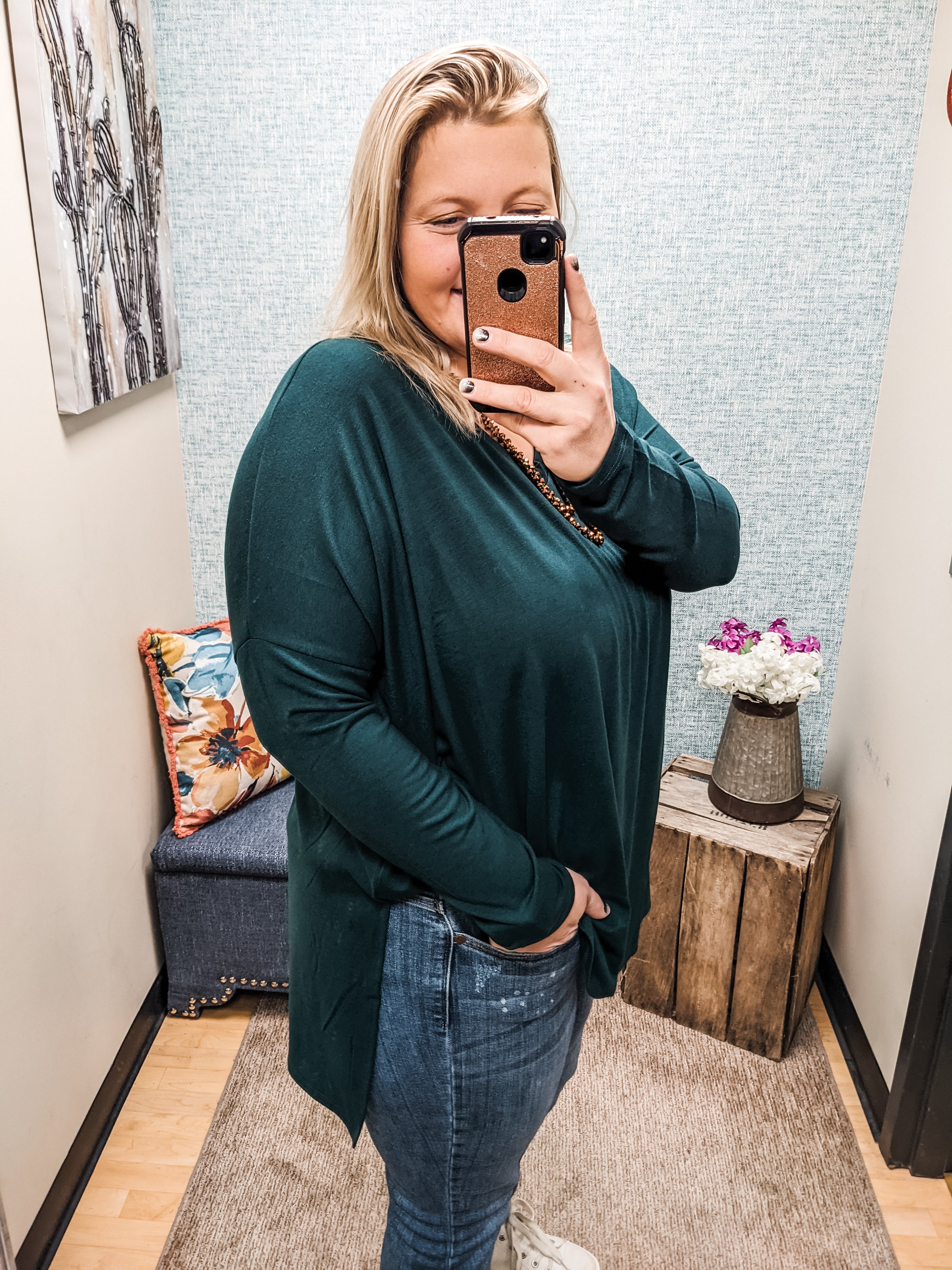 Feeling Festive Dolman Top