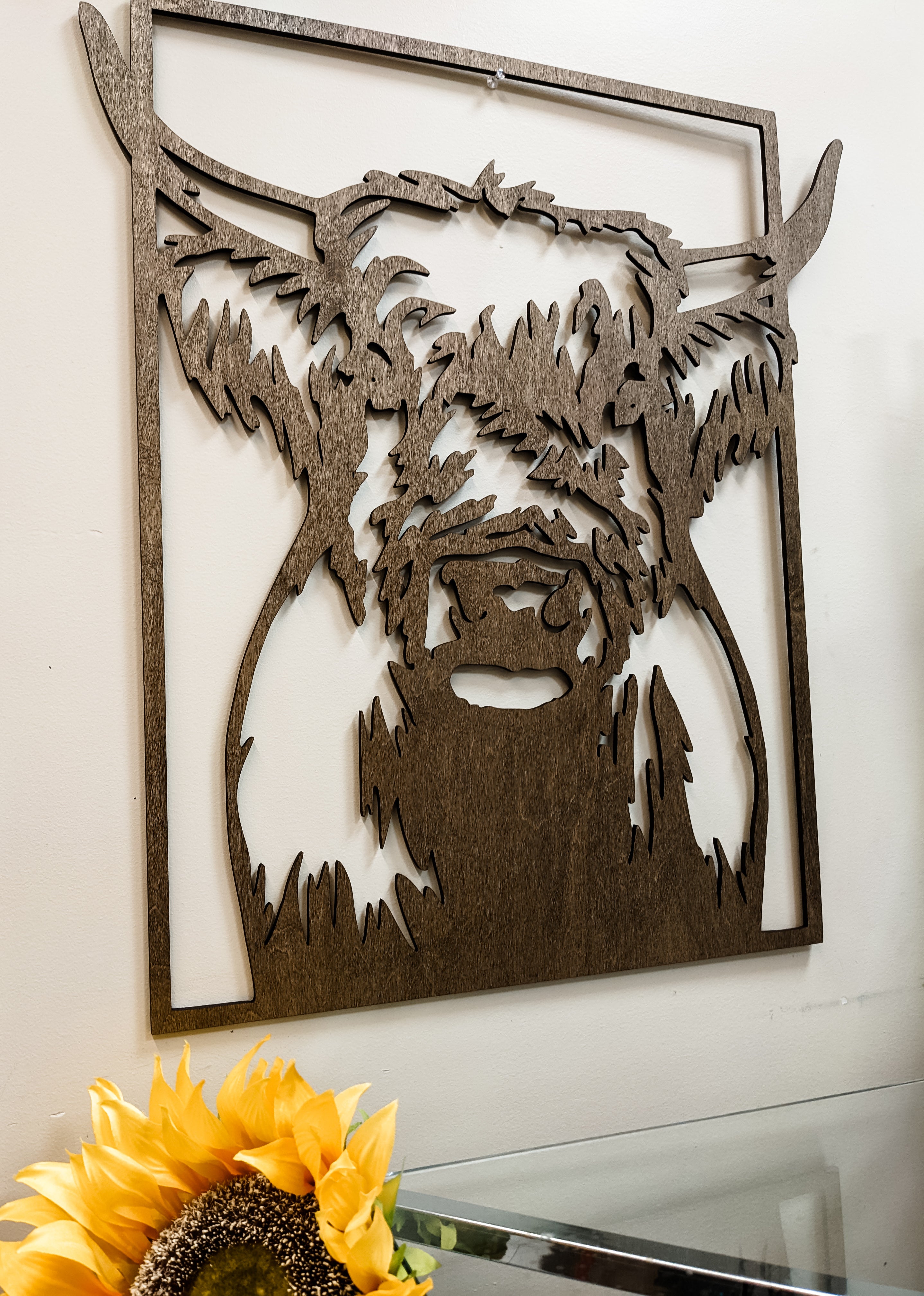 Highland Cow Decor - Store Pickup Only