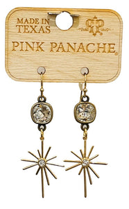 Gold Sunburst Dangle