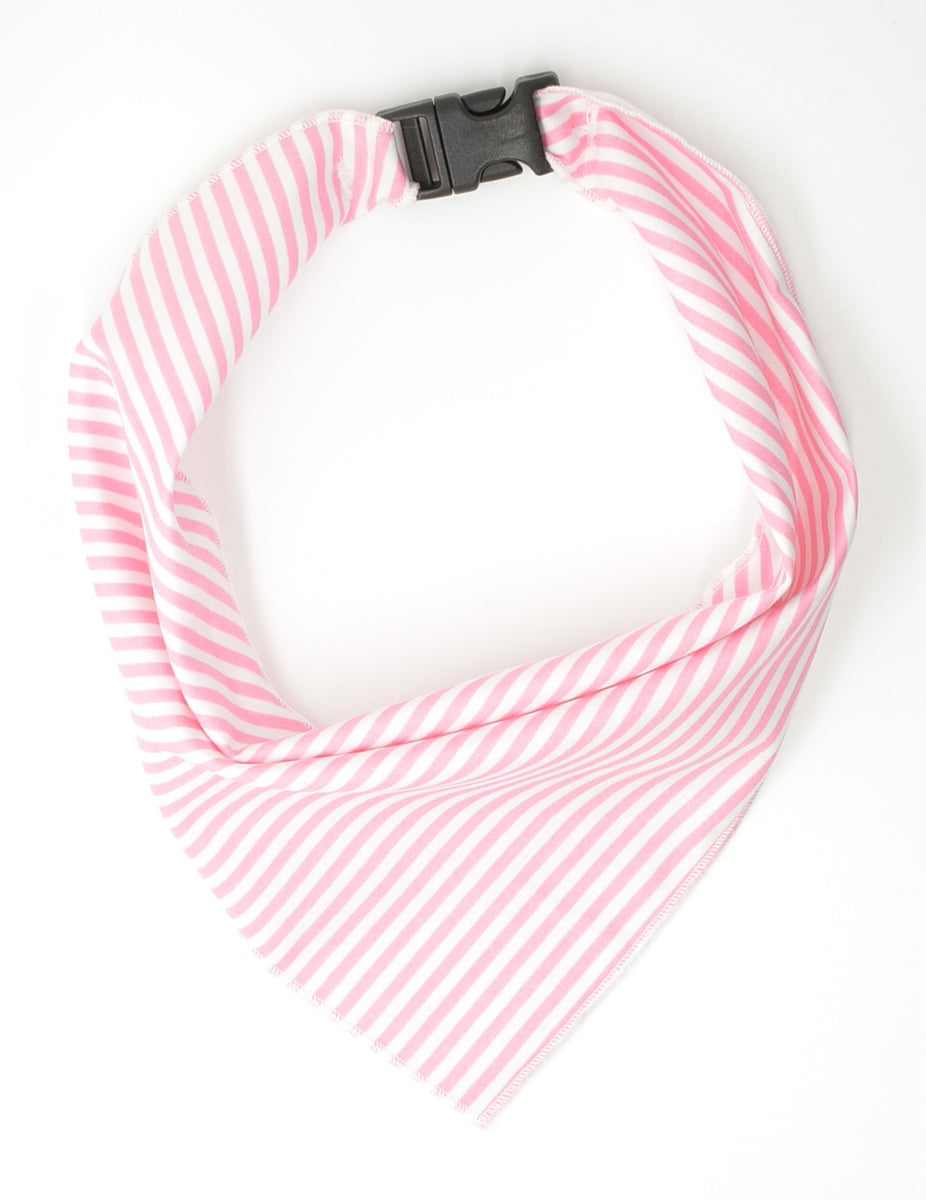 Pink Stripe Pet Scarf