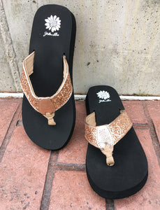 Glitter  Rose Gold YellowBox Sandal