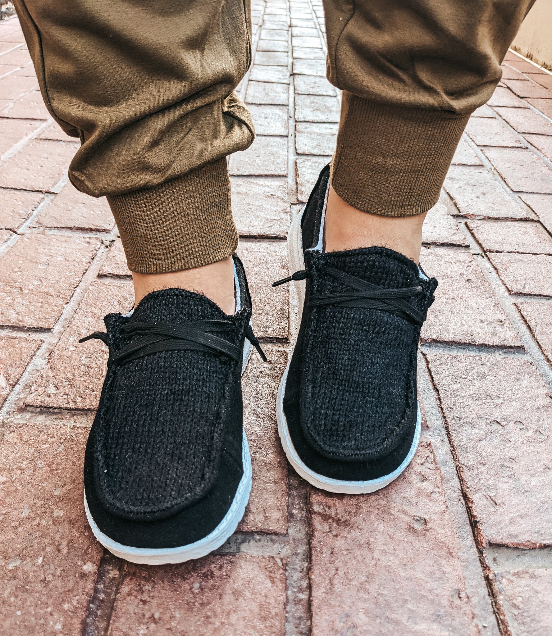 Sharp Black Boat Shoe