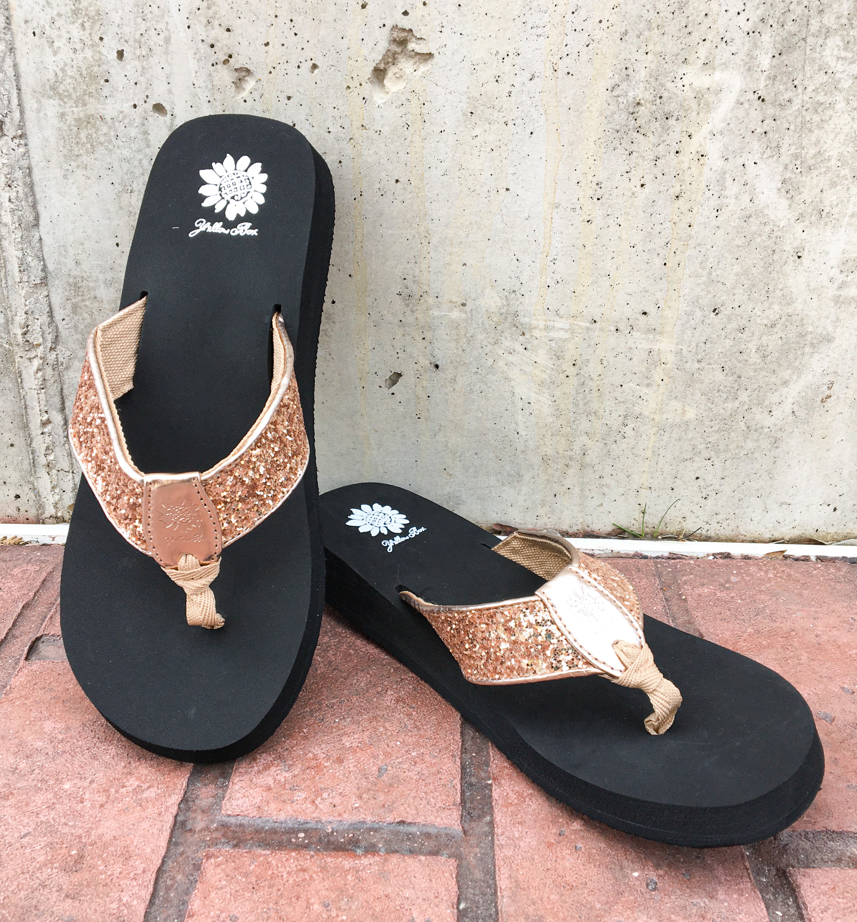 Glitter  Rose Gold YellowBox Sandal